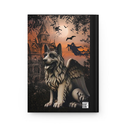 German Shepherd Gargoyle Hardcover Journal Matte