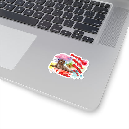 Emotional Support Human for my Doodle Dog Sticker