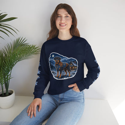 Rottweiler Smoky Mountain Christmas Sweatshirt