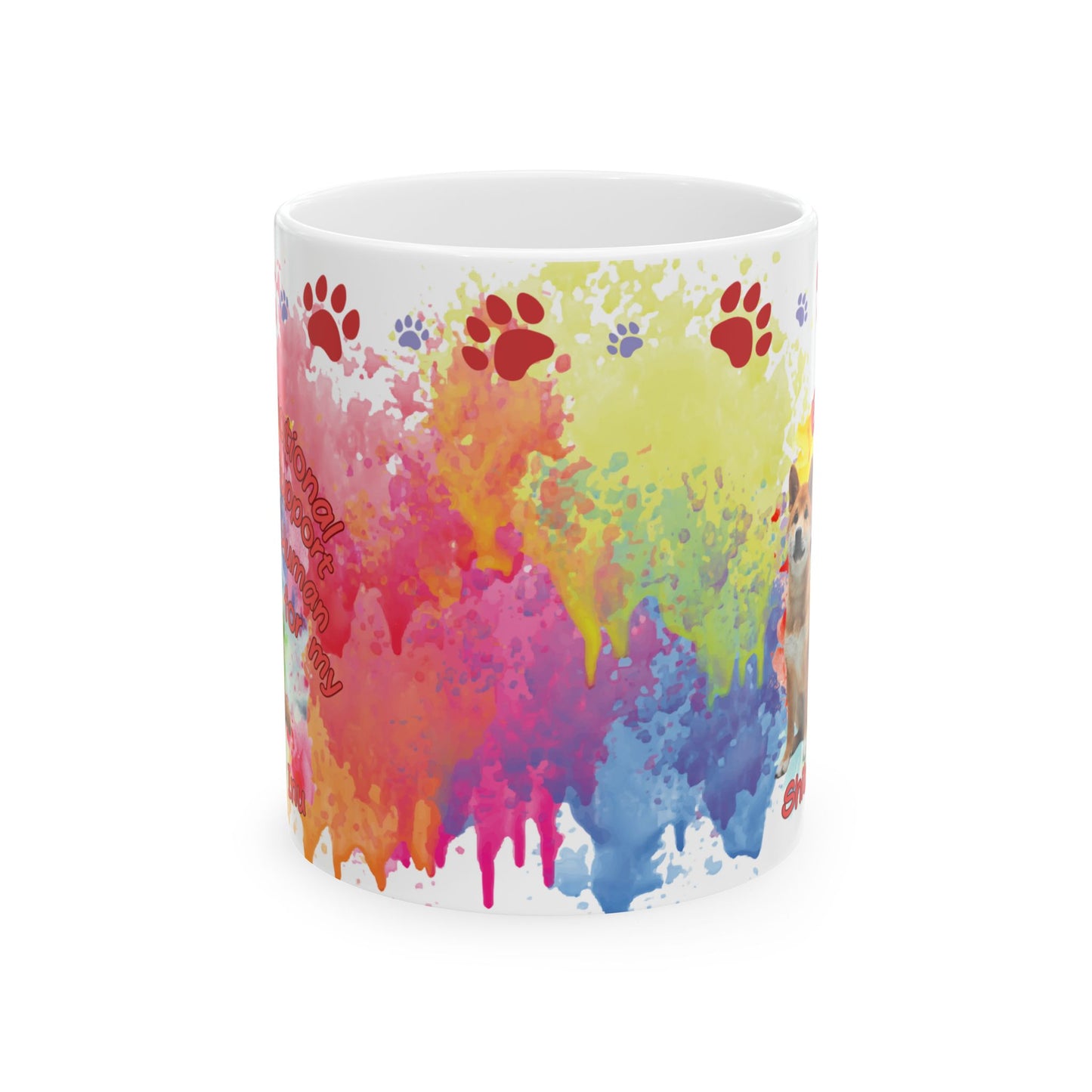 Emotional Support Human for my Shiba Inu Coffee Mug