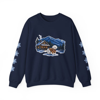Maltese Smoky Mountain Christmas Sweatshirt