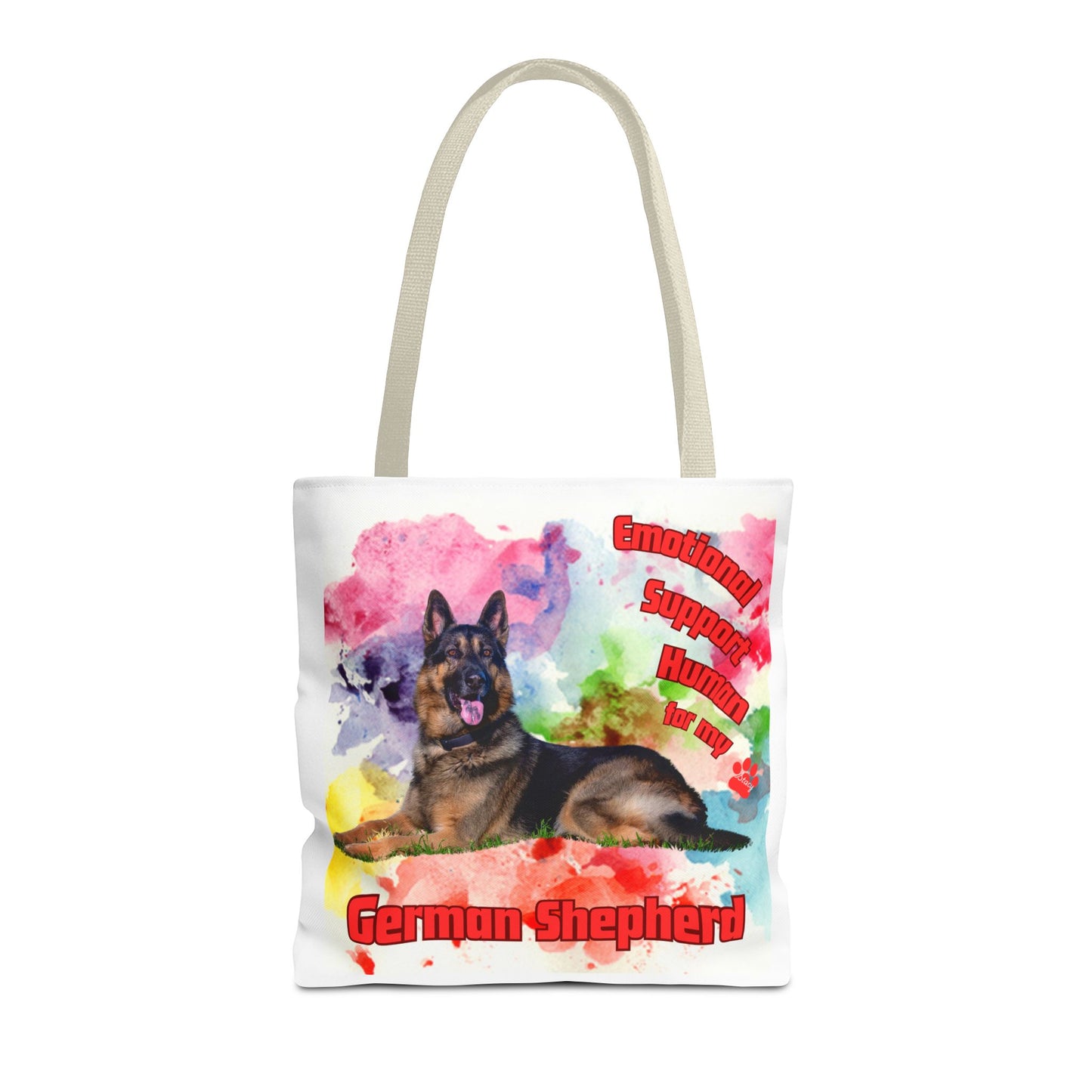Emotional Support Human for my German Shepherd Totebag