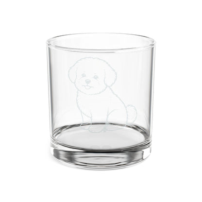 Bichon Frise Engraved Whiskey Glass