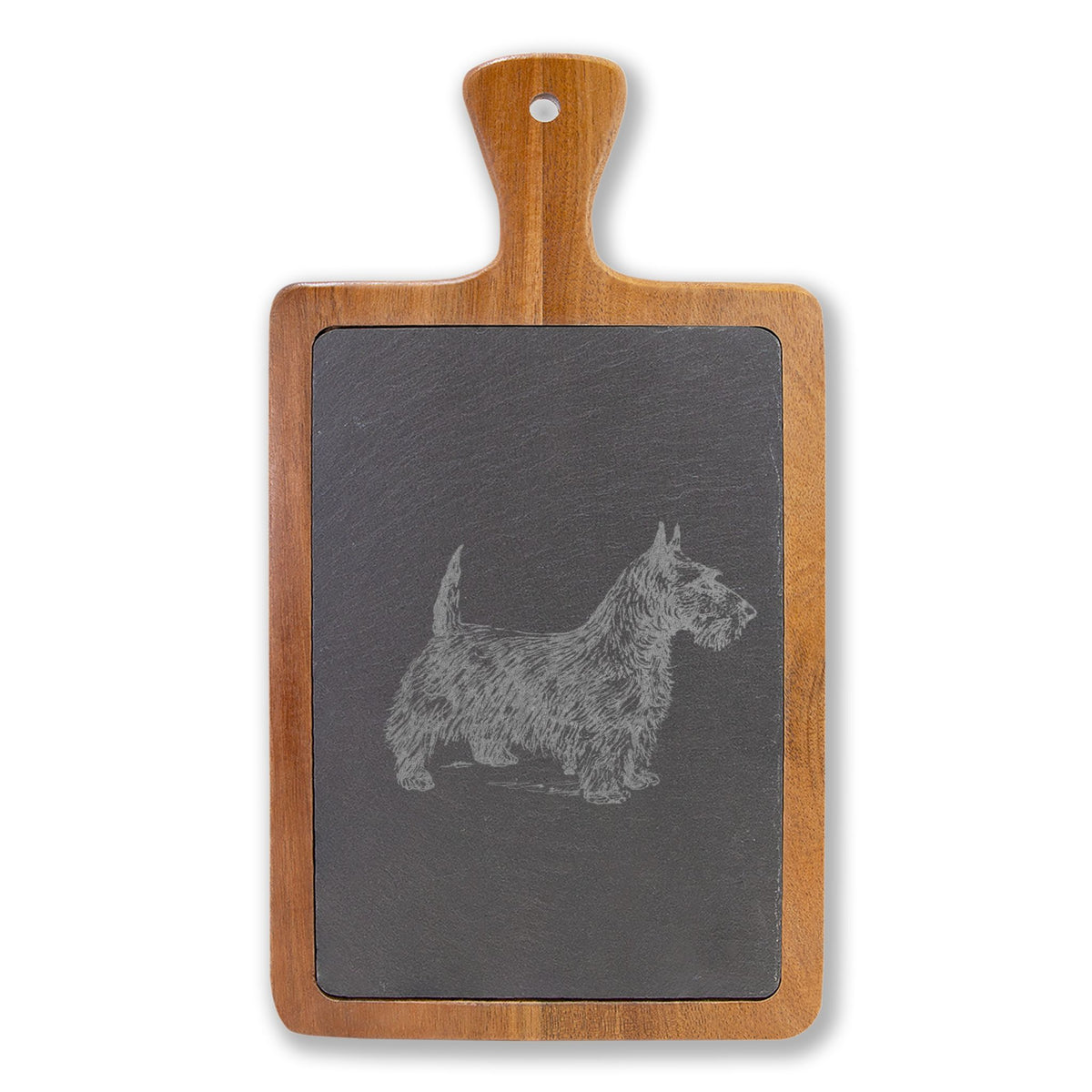 Scottish Terrier Engraved Charcuterie Board, Dog Lover Cheese Board & Serving Platter