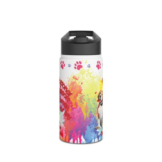 Emotional Support Human for my Beagle Water Bottle