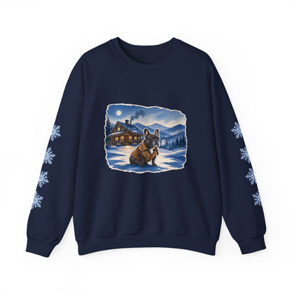 French Bulldog Smoky Mountain Christmas Sweatshirt