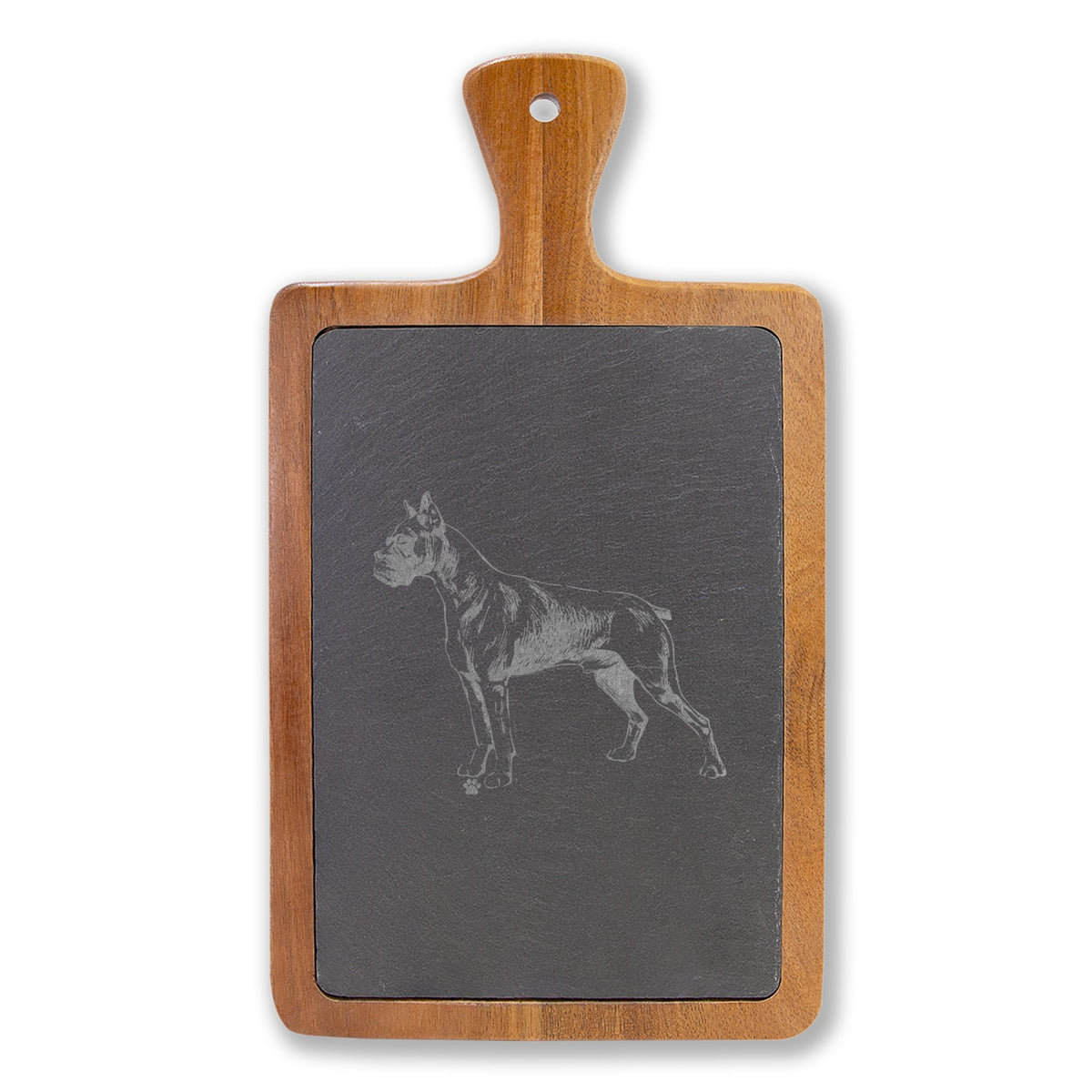 Boxer Engraved Charcuterie Board, Dog Lover Cheese Board & Serving Platter