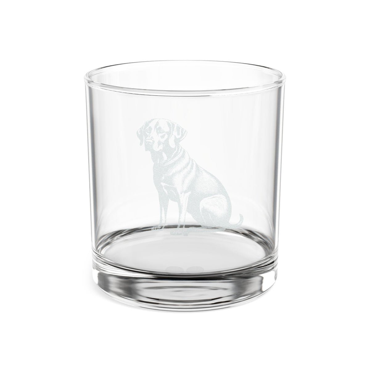 Black Lab Engraved Whiskey Glass
