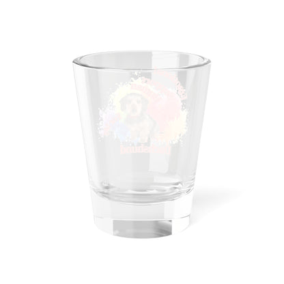 Emotional Support Human for my Dachshund wire haired shot glass