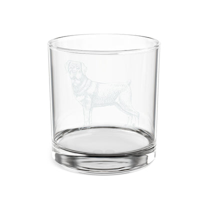 Rottweiler Engraved Whiskey Glass