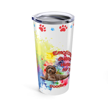 Emotional Support Human for my Doodle Dog Coffee Tumbler