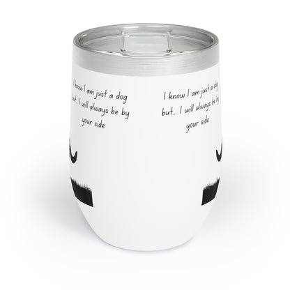 Hug a Dog Day Chill Wine Tumbler