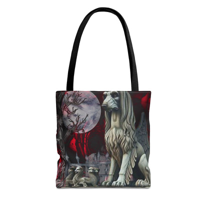 Afghan Hound Angelic Gargoyle Protector Tote Bag