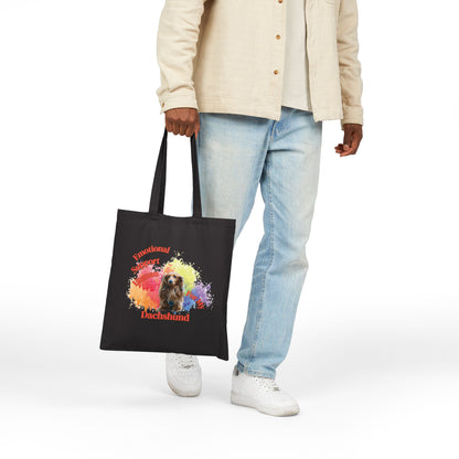 Emotional Support Human for my Dachshund Tote bag