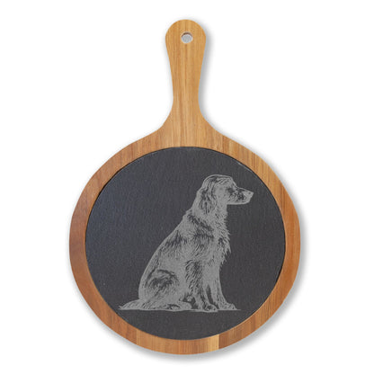 Irish Setter Engraved Charcuterie Board, Dog Lover Cheese Board & Serving Platter