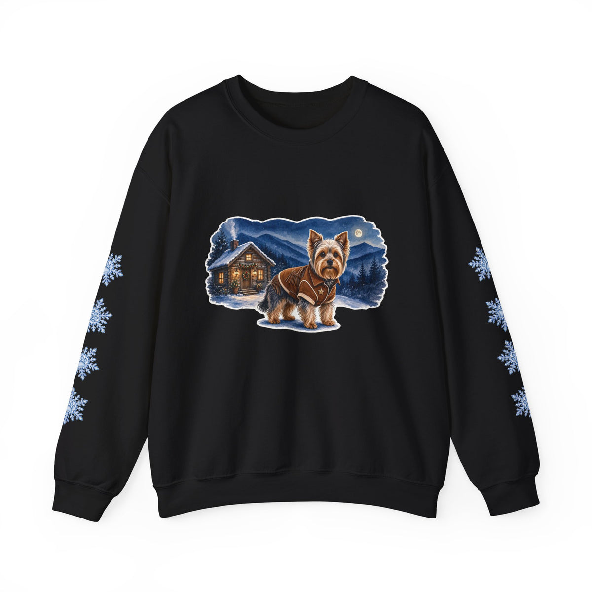 Yorkshire Terrier Smoky Mountain Christmas Sweatshirt