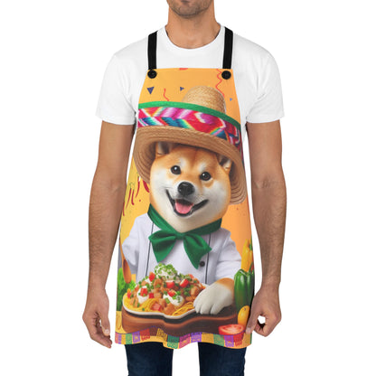 Fiesta Shiba Inu Chef Apron