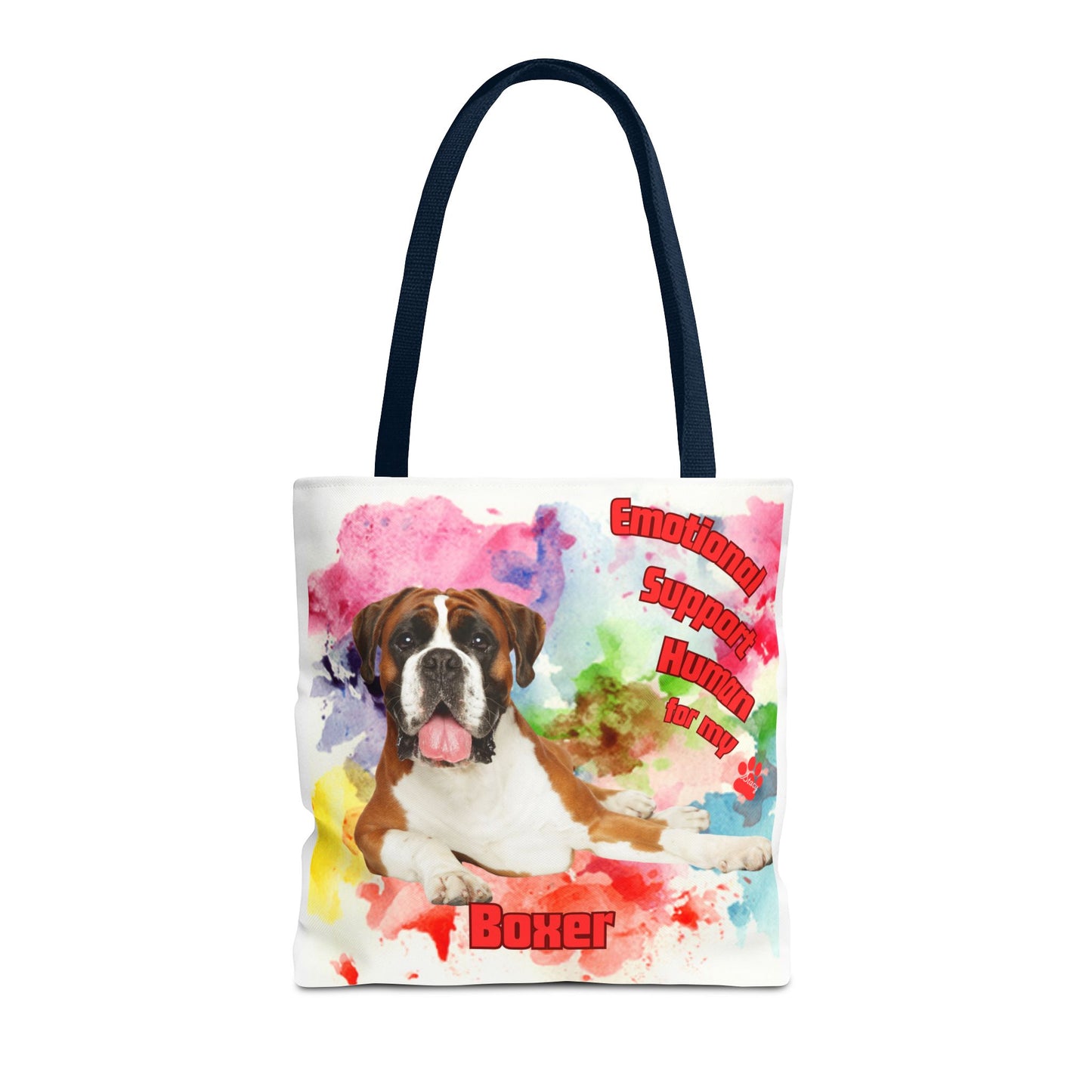 Emotional Support Human for my Boxer tote bag