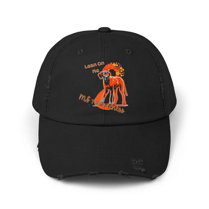 Great Dane "Lean on Me" MS Awareness Distressed Cap
