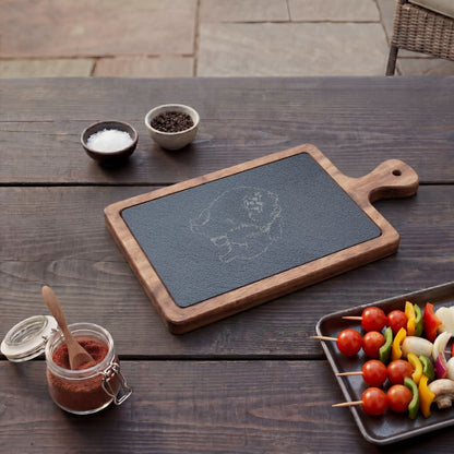 Pomeranian Engraved Charcuterie Board, Dog Lover Cheese Board & Serving Platter