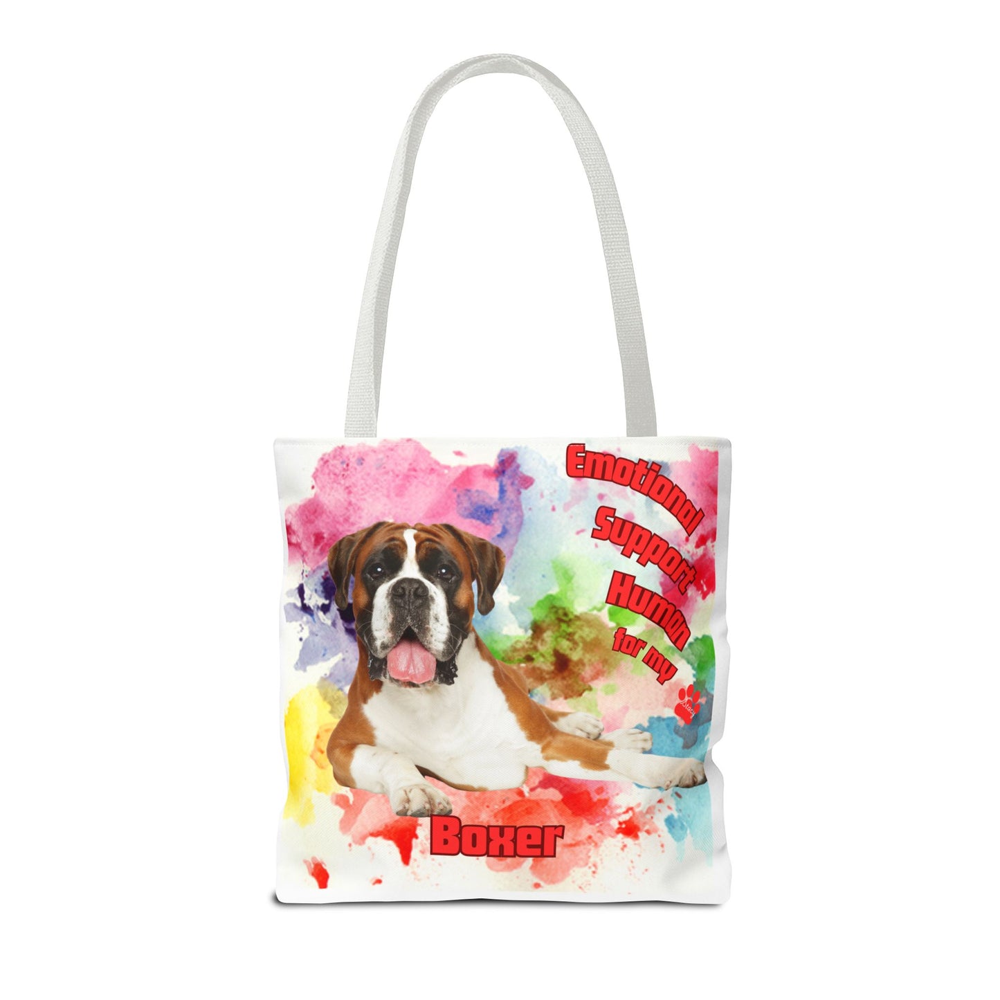 Emotional Support Human for my Boxer tote bag