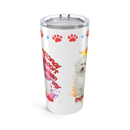 Emotional Support Human for my Bichon Frise Coffee Tumbler