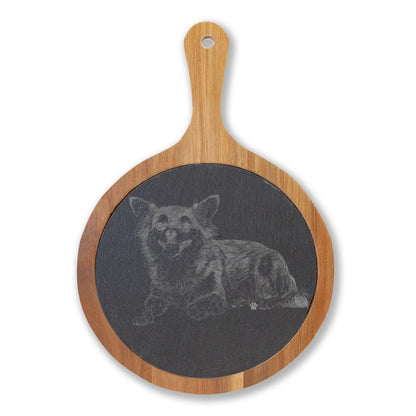 Chihuahua Engraved Charcuterie Board, Dog Lover Cheese Board & Serving Platter