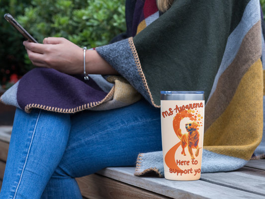 Golden retriever here to support you Tumbler 20oz