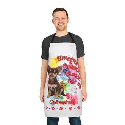 Emotional Support Human for my Chihuahua Apron