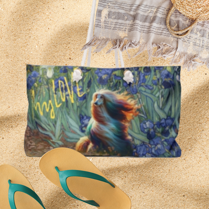Impressionist Afghan Hound Weekender Bag