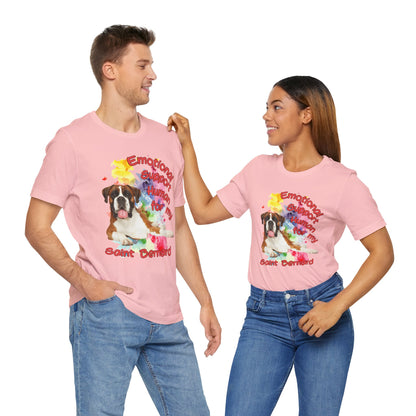 Emotional Support Human Saint Bernard Tee