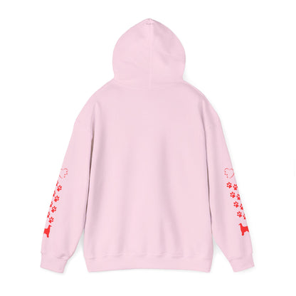 Afghan Hound Emotional Support Human Hooded Sweatshirt