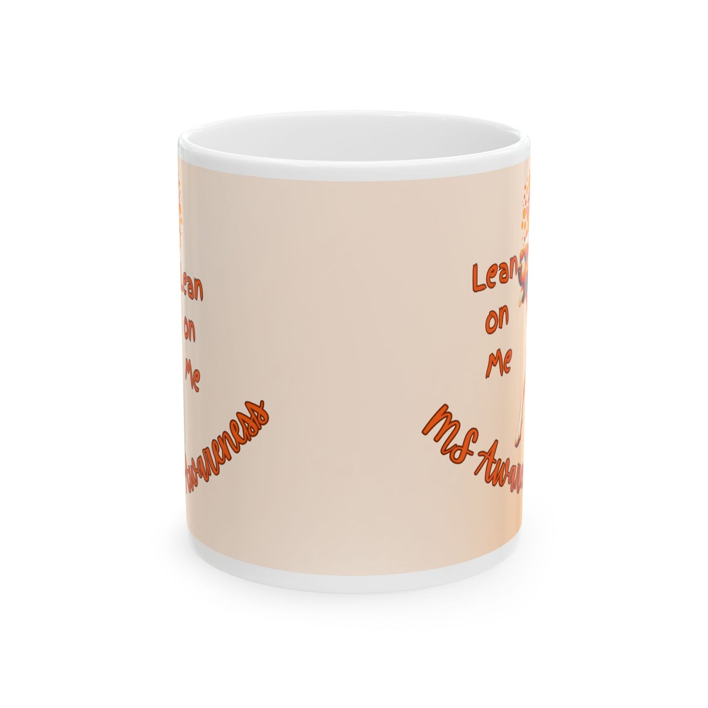 Labrador Retriever MS Awareness Coffee Mug – "Lean on Me" Ceramic Mug