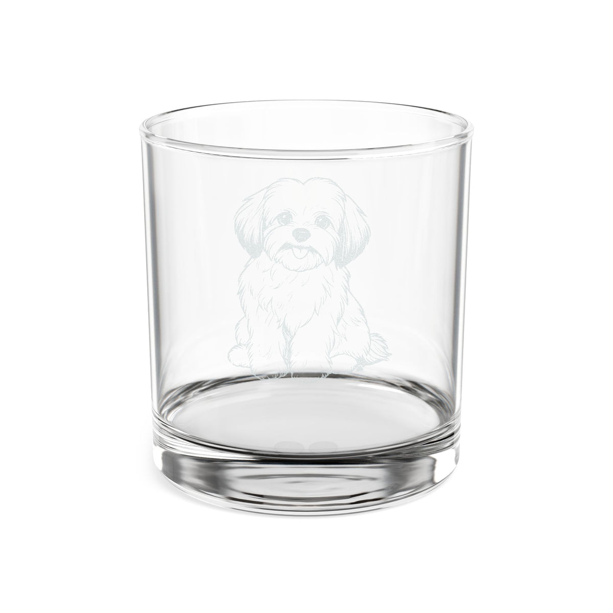 Maltese Engraved Whiskey Glass