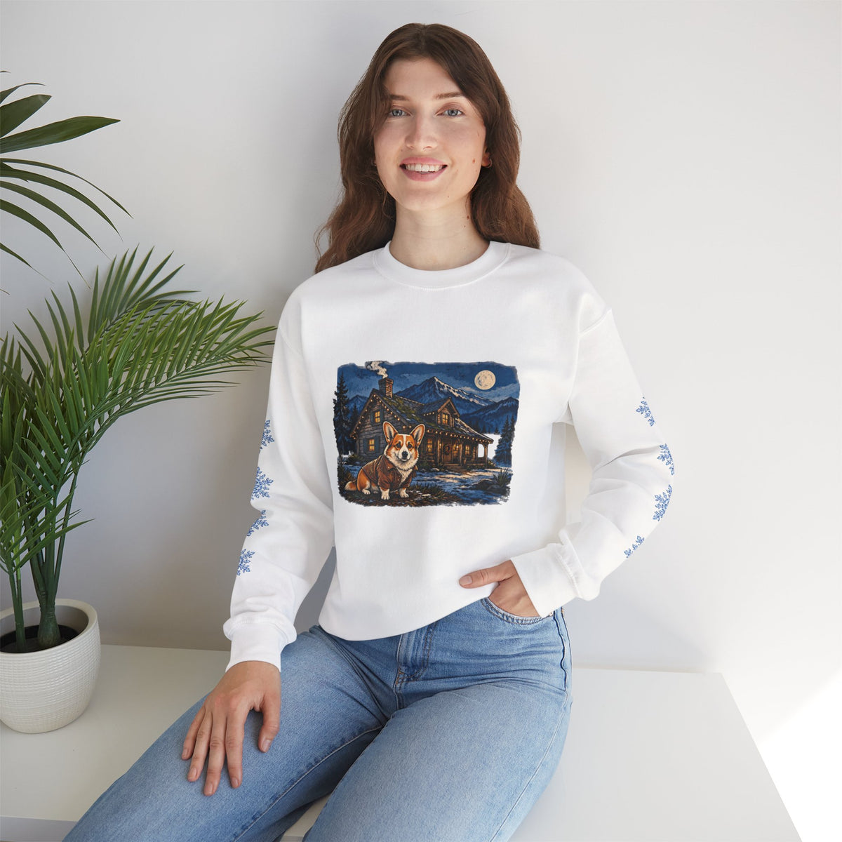 Corgi Smoky Mountain Christmas Sweatshirt