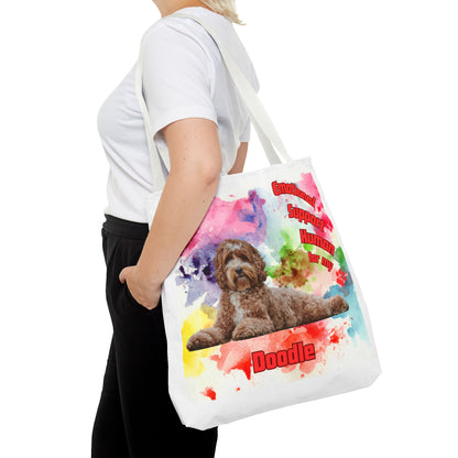Emotional Support Human for my Doodle Dog Totebag