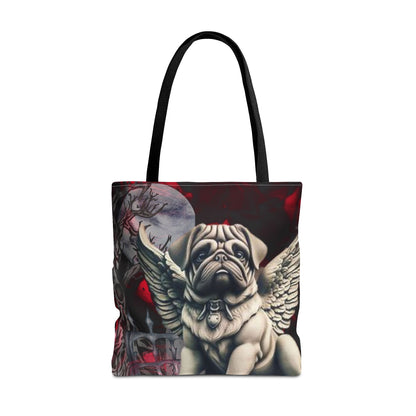 Pug Angelic Gargoyle Protector Tote Bag