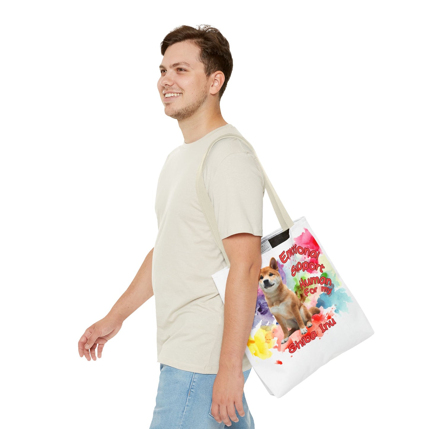 Emotional Support Human for my Shiba Inu Totebag
