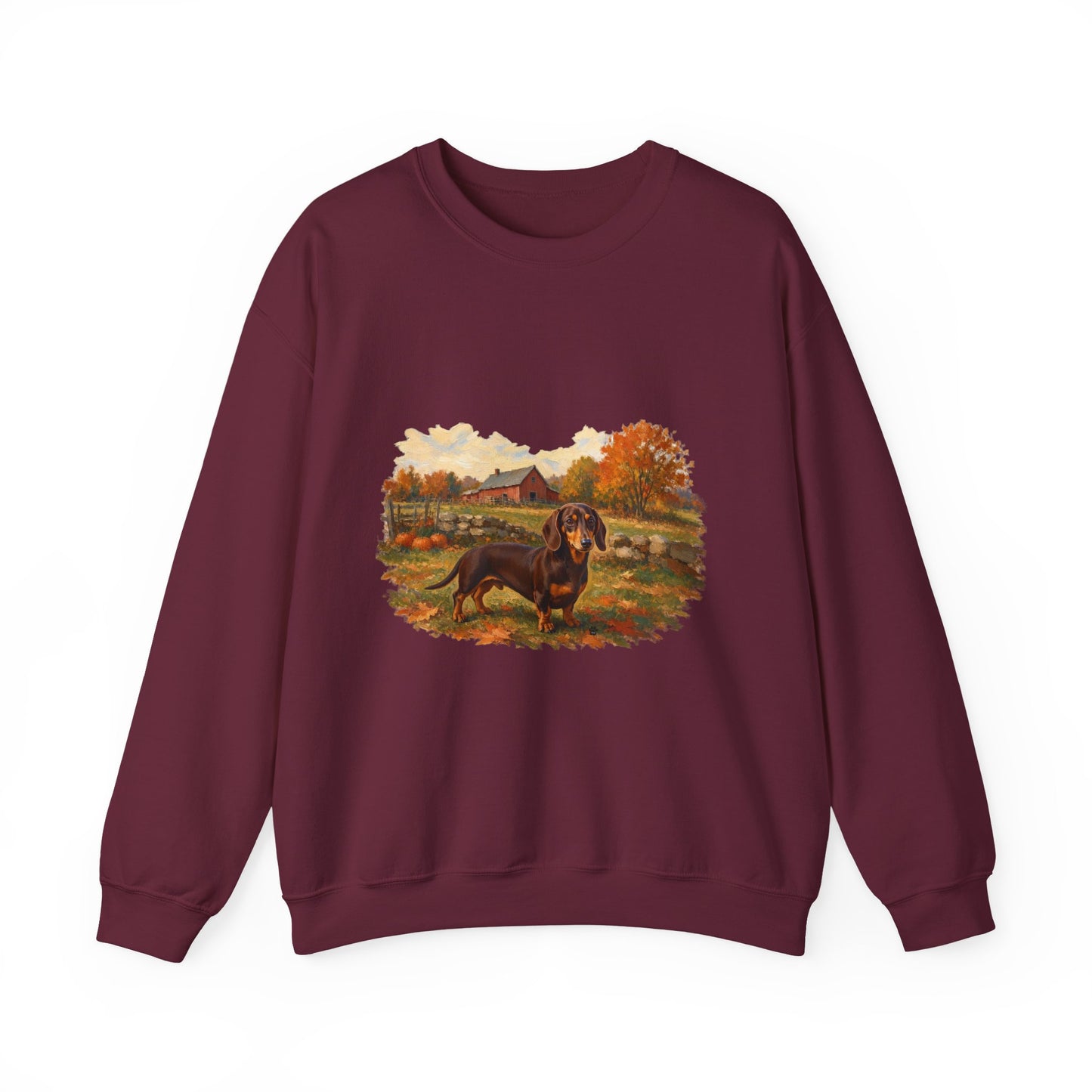 Smooth Hair Dachshund Sweater Weather Sweatshirt
