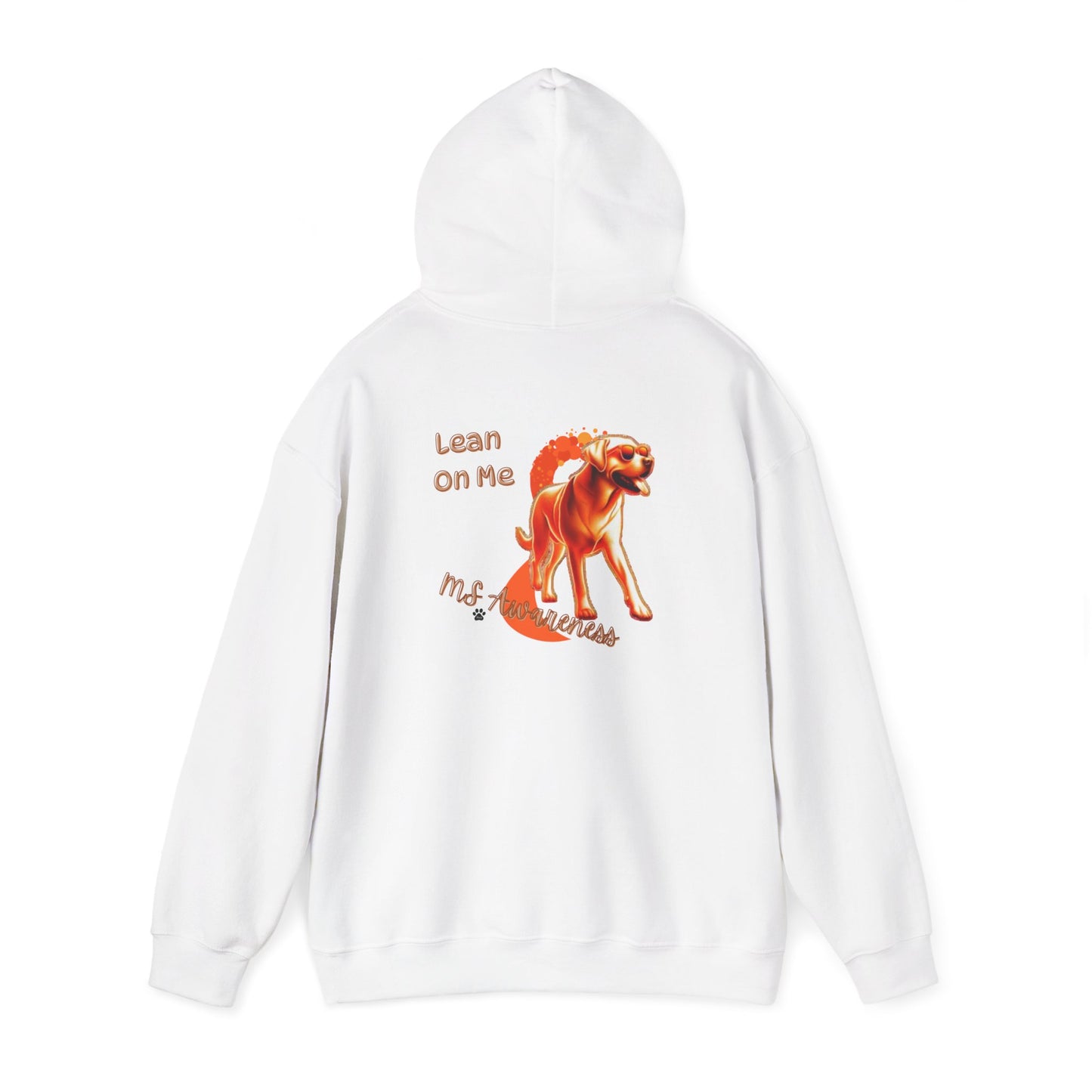 Labrador Retriever "Lean on Me" MS Awareness Hoodie