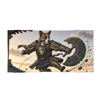 Taurus Boxer Warrior Beach Towel