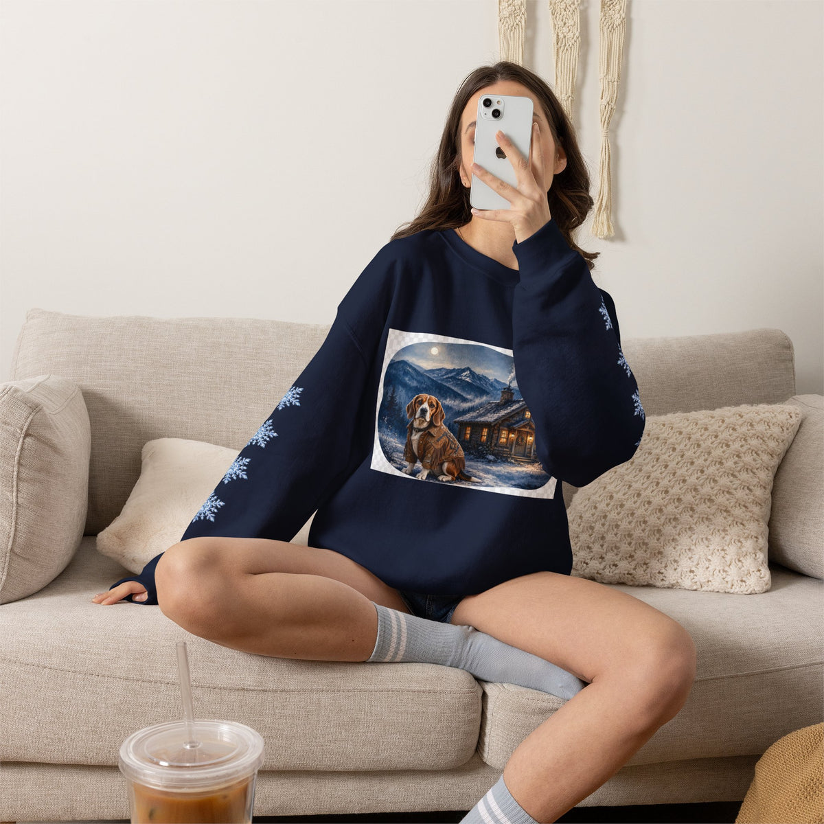 Beagle Smoky Mountain Christmas Sweatshirt