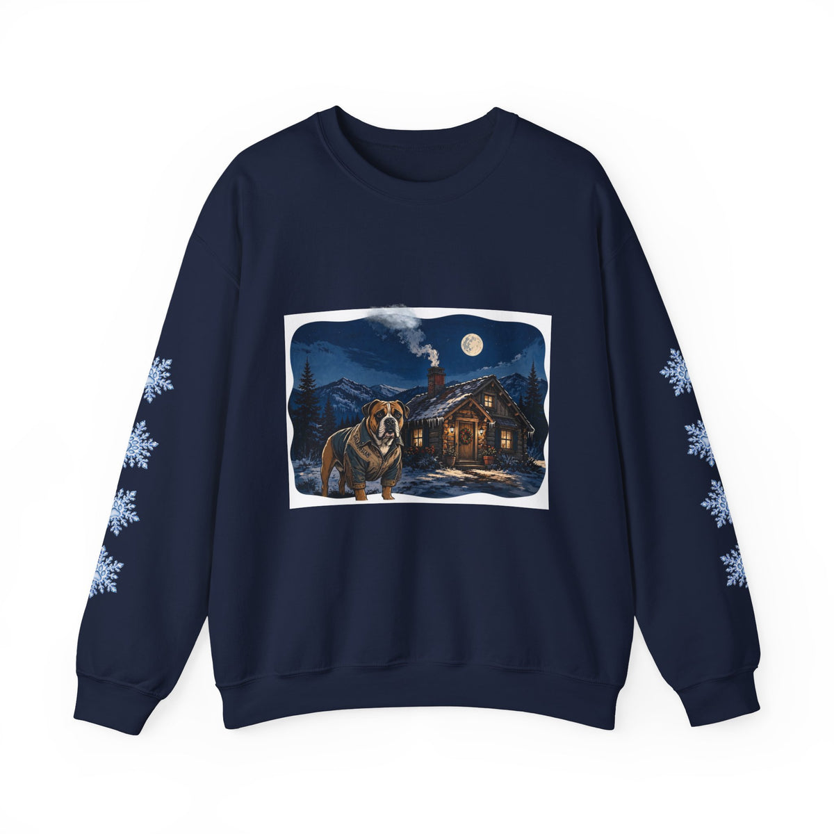 American Bulldog Smoky Mountain Christmas Sweatshirt