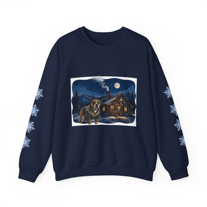 American Bulldog Smoky Mountain Christmas Sweatshirt