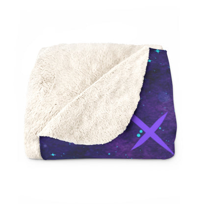 Zodiac Sagitarius Dachshund Sherpa Fleece Blanket