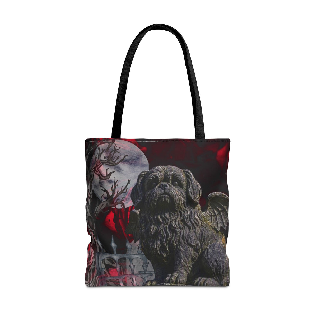 Shih Tzu Angelic Gargoyle Protector Tote Bag