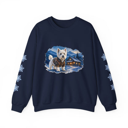 West Highland Terrier Smoky Mountain Christmas Sweatshirt