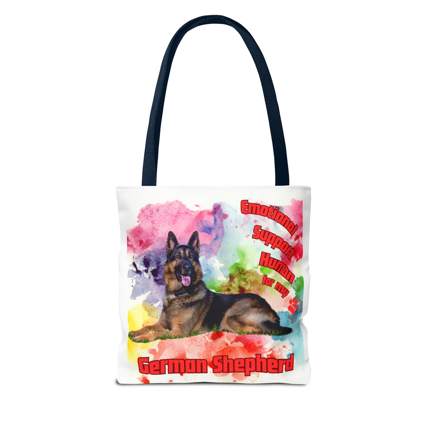 Emotional Support Human for my German Shepherd Totebag