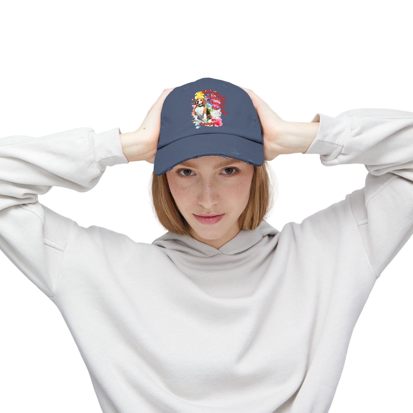 Emotional Support Human for my Beagle Hat
