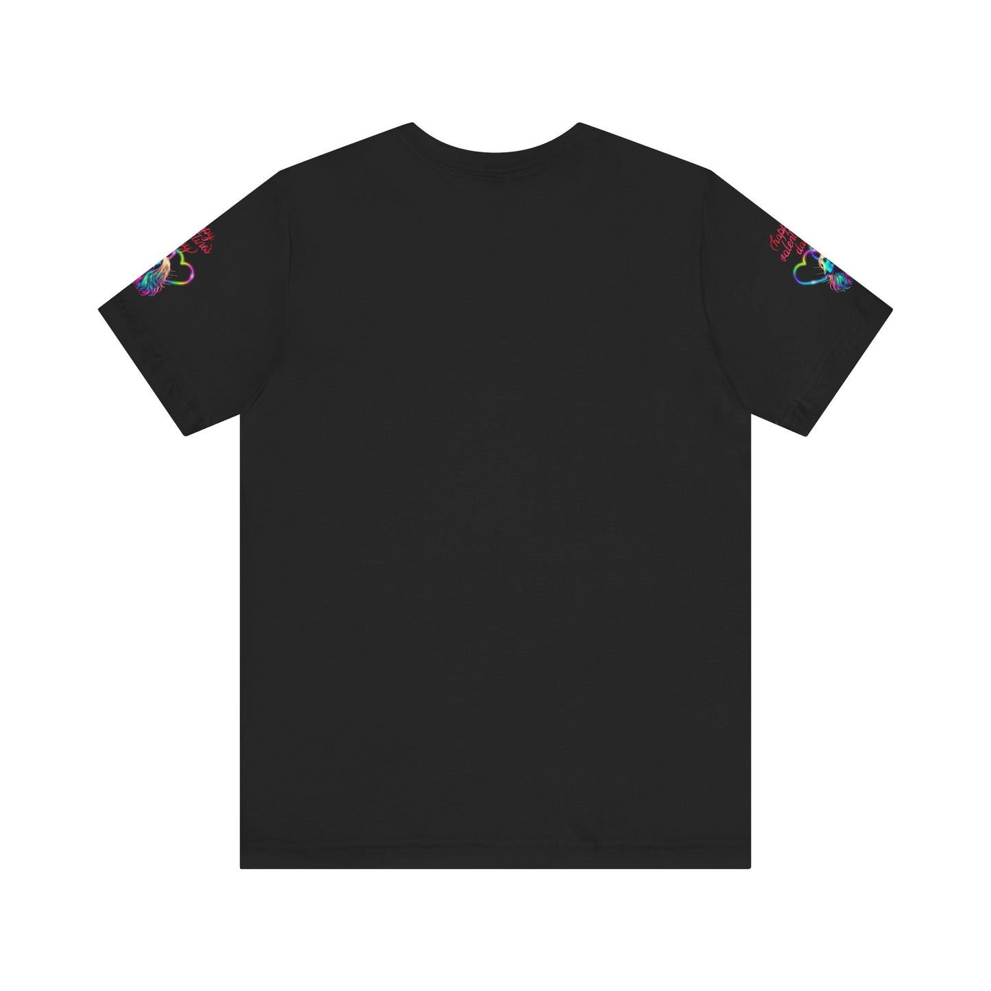 Afghan Hound Neon Hearts Valentine Tee